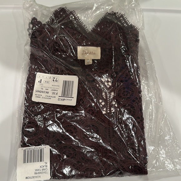 Deletta chocolate lace Blouse - Picture 3 of 9